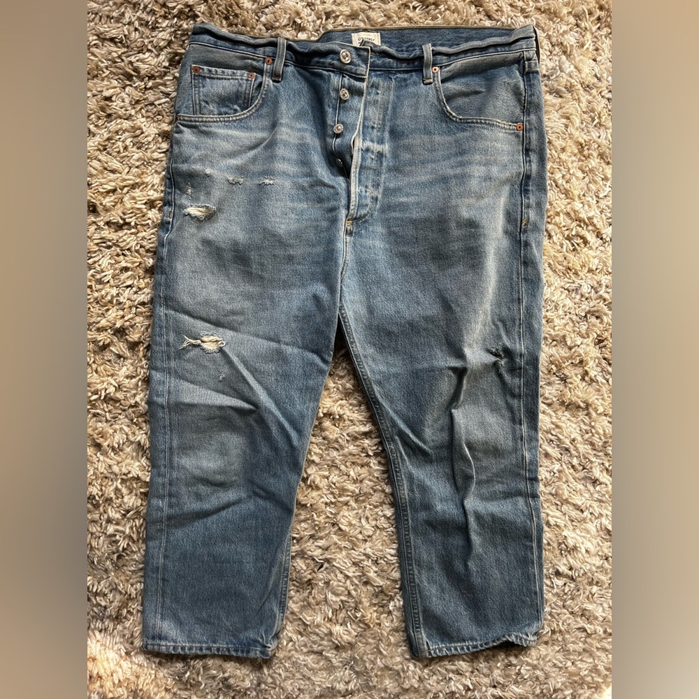 Citizens Of Humanity Blue Pony Boy Jeans with Vintage Fade
